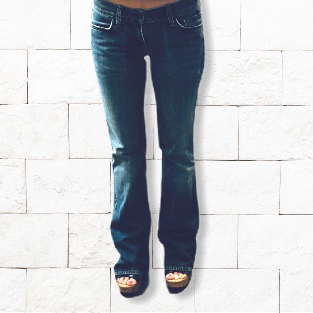 Citizens of Humanity Kelly001 Low Waist Bootcut 25 Jeans Pants Denim Womens - Picture 3 of 12
